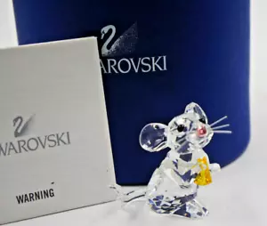 NEUWERTIG NICHT MEHR PRODUZIERT SWAROVSKI KRISTALL MAUS MIT KÄSEBOX & ZERTIFIKAT 5004691 AUSGEGEBEN 2013 - Bild 1 von 4