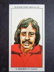 The Sun Soccercards 1978-79 - Sam (Sammy) McIlroy - Northern Ireland #119 - Picture 1 of 2