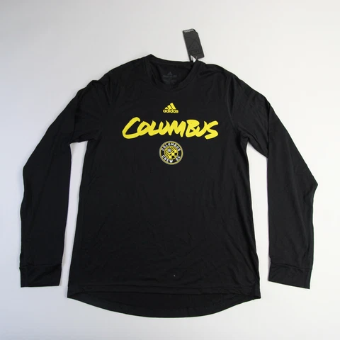 Columbus Crew adidas Creator Long Sleeve Shirt Men's Black New Cover