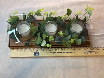 Candle Ring For Votive Candles 3 Votives Included - Image 1 of 2