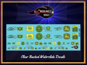 1/64 "Assorted John Deere Emblems" Decal SCR-1395 - Picture 1 of 3