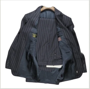 Traje a medida Holland & Sherry 39 33/31 Super 120s con estaño CEO Banker Sartorial - Imagen 1 de 12