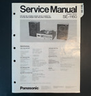 Panasonic SE-1160 AM/FM/bande/enregistrement stéréo compact manuel d'entretien original 1977