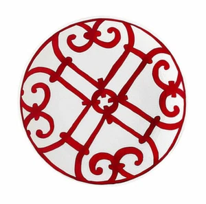 HERMES BALCON DU GUADALQUIVIR PAIR OF NO. 5 BREAD & BUTTER PLATES #P011412P BNIB - Picture 1 of 2
