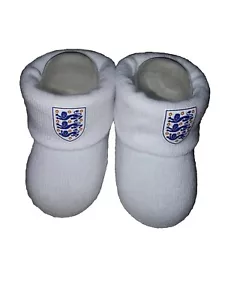 England World Cup 2023 Booties Lionesses Football Official Supporter Baby White. - Picture 1 of 3