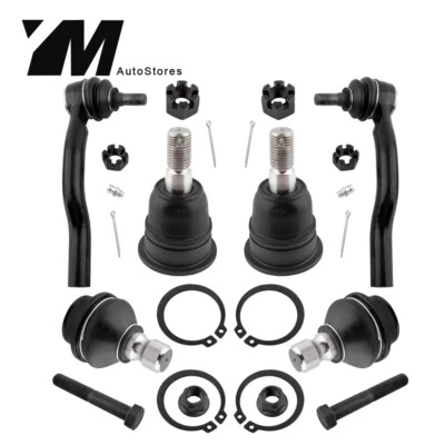 Rótulas inferiores superiores + Tierods exteriores para Nissan Titan 2004 2005 2006-2015 Foto 1 de 4