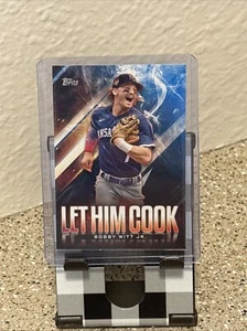 2024 Topps UPDATE BOBBY WITT JR LET HIM COOK BLUE PARALLEL ROYALS Color Match SP - Bild 1 von 6