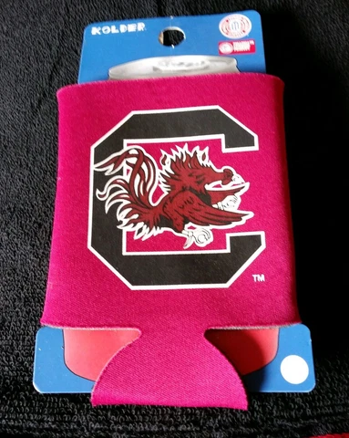 New NCAA South Carolina Gamecocks Can Holder Cooler Koozie Officially Licensed Cover