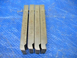 4 Count Ridgid 1/4"-20" UNC Universal High Speed Bolt Dies Used - Picture 1 of 4