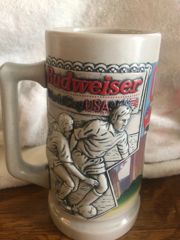 ORLANDO World Cup Soccer USA '94 stein 1994 Budweiser Busch mug N4564 Stadium Cover