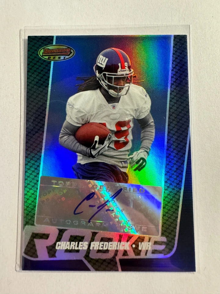 K142,300 - 2005 Bowman's Best #157 Charles Frederick Auto #/999 RC - Image 1 of 1