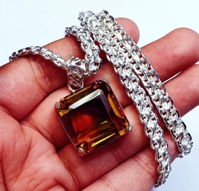 Color Changing Zultanite GS Solid Silver Pendant 77.50 Ct Certified Loose Gems - Image 1 of 4