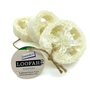 beeskin Loofah 04. Soapdish Seifenschale Reiniugng Softpeeling Luffa-Schwamm kom - Bild 1 von 1