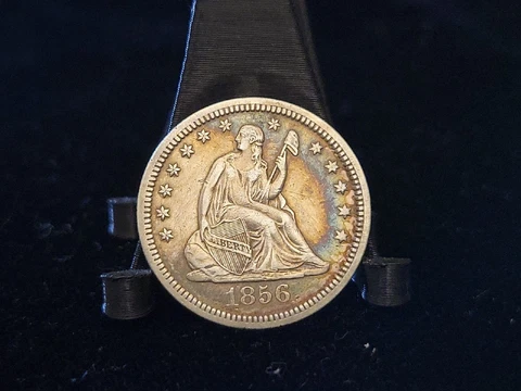 Stunning 1856 Seated Liberty Quarter XF+/AU (Details - Cleaned) | Sharp & Toned! Cover