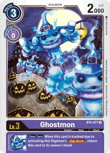 Digimon Ghostmon - BT4-077 - R Near Mint - Picture 1 of 1