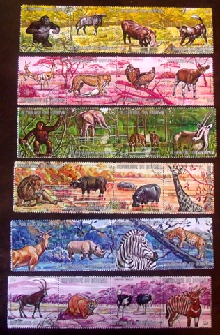 1971 Burundi Animal stamps -   Lot#374 Cover