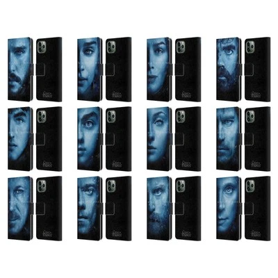 HBO GAME OF THRONES WINTER IS HERE LEATHER BOOK CASE FOR APPLE iPHONE PHONES - Image 1 of 4