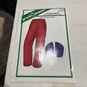 1990's Green Pepper Misses'/Men's Polar Pants Pattern F759 Size XS-XXL UNCUT - Picture 1 of 6