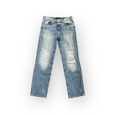 Lucky Brand Women’s Rise Boy Jeans Sz 6/28 Distressed Med Wash 100% Cotton - Image 1 of 4