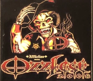 RARE ORIGINAL OZZY OSBOURNE 2008 OZZFEST CONCERT LAMINATE BACKSTAGE PASS TOUR - Picture 1 of 3