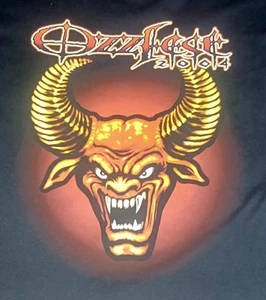🔥OZZFEST BLACK SABBATH DEVIL TOUR VINTAGE CONCERT BAND T-SHIRT 2004 SIZE XL🤘 - Picture 1 of 5