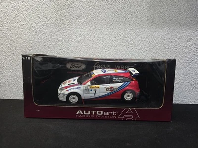 RARE MIB AUTOart RACING 89911 DIECAST FORD FOCUS WRC 1:18 99 MCRAE GRIST #7 HTF - Image 1 of 4