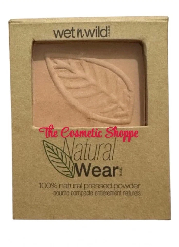 Wet 'n' Wild Natural Wear Pressed Powder, 100% Natural 822A Ivory Not Sealed x1 - Image 1 of 2