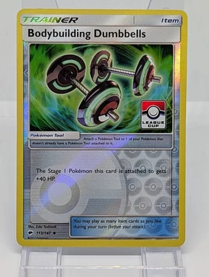 Bodybuilding Dumbbells 113/147 Pokémon TCG League Cup Promo - Image 1 of 4