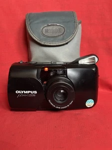 Cámara fotográfica Olympus MJU Quartzdate Zoom 35-70 m 35 mm probada para apuntar y disparar funcionando - Imagen 1 de 10