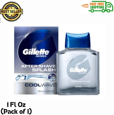 Gillette Series Cool Wave After Shave, Aftershave para hombre, 100 ml / 3,3 FL OZ... Foto 1 de 3