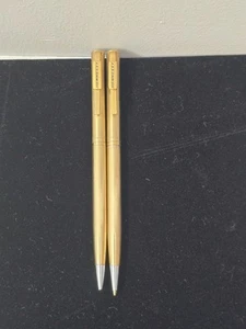 Jostens 1/20 10K Gold Filled Pen and Pencil Hennessy Brand Not Working - Bild 1 von 9