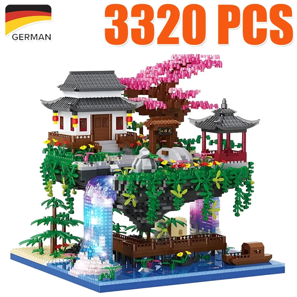 BALODY Sakura Baumhaus Bauklötze Kit,Original Kirschbaum Bonsai Baukasten,3320PCS DHL