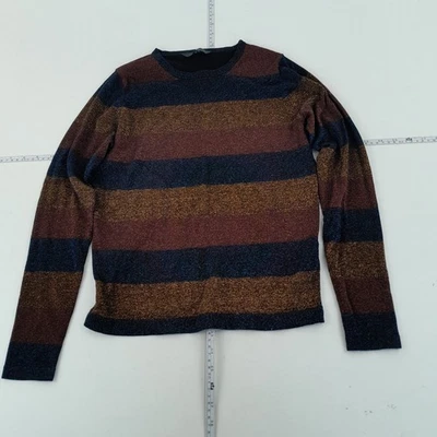 Jersey JASPER CONRAN 12 marrón para mujer cuello redondo manga larga tejido... - Imagen 1 de 4