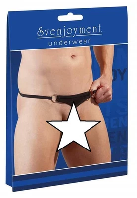 Herren String S - XL Hot Fashion Men Sexy Strings Penisring Schwarz Polyamid - Bild 1 von 3