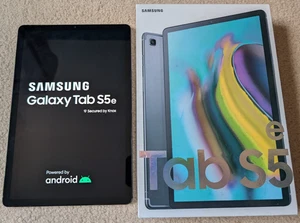 Samsung Galaxy Tab S5e SM-T720 64GB WIFI - Black (Boxed) - Picture 1 of 9