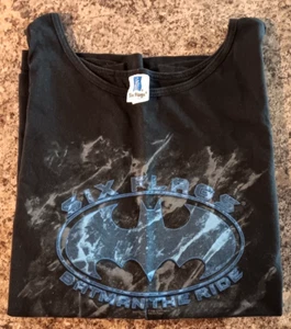 Vintage Six Flags Batman The Ride Tank Top 1995 Black Mens XXL Never Worn! - Picture 1 of 7