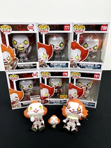 Funko Pop! Pennywise IT Lot: 472, 542, 543, 544, 777, 778, 780, 781 - Picture 1 of 19