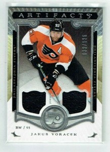 15-16 UD Upper Deck Artifacts  Jakub Voracek  /125  Dual Jerseys