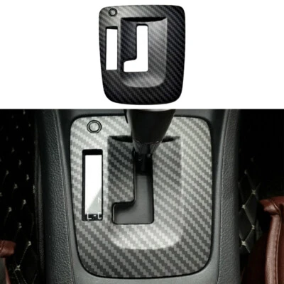 Matte Carbon Fiber Look Console Gear Shift Panel Trim For Subaru Impreza 2012-14 — 第 1/4 张图片