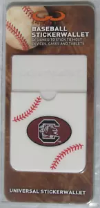 NCAA Carolina del Sur Gamecocks Pegatina Billetera Béisbol Texturizada por GameWear - Imagen 1 de 2