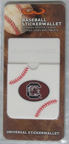 NCAA South Carolina Gamecocks Sticker Wallet Baseball Textured by GameWear Cover