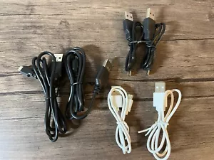 Pack of Micro USB Cables - (2) 20in, (2) 13in, 31in , 33in - Fast Charging - Picture 1 of 3