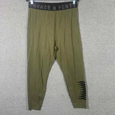 Leggings Savage X Fenty para mujer talla 3X verde militar Savage X Jersey cintura alta Foto 1 de 4