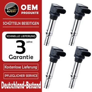 4X Bobina de encendido para Audi A3 1.4 Seat Ibiza Skoda Fabia VW Golf 5 6 Polo Touran OEM - Imagen 1 de 12