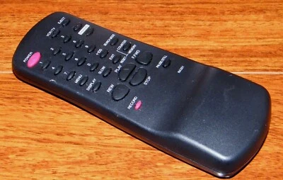 Magnavox / Funai (NA351) Pre-Programmed VCR Remote Control W/ Battery Cover  - Image 1 of 2