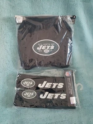 New YorkJets.подголовник 2 шт. набор и 2 шт. Комплект наплечных подушек ремня безопасности. - Изображение 1 из 4
