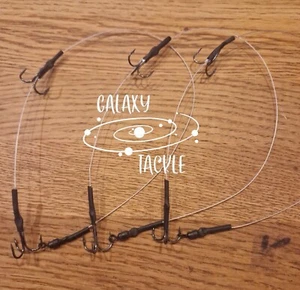 Double Treble Pike Fishing Trace, Pike Rig, Perch Rig, Predator Rig - Picture 1 of 1