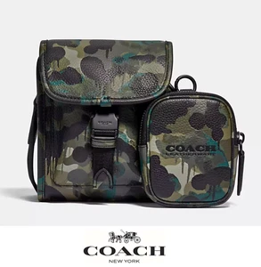 NWT COACH Charter North/South Crossbody With Hybrid Pouch Camo Print Leather - Picture 1 of 11