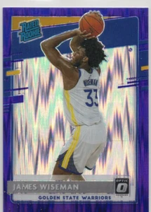 2020-21 Panini Donruss Optic James Wiseman #152 Rated Rookie Purple shock - Picture 1 of 1
