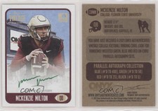 2021 Onyx Vintage College Auto Green Ink /50 McKenzie Milton #CAMM Auto